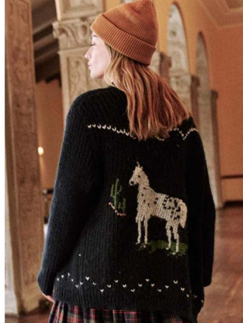 The Great Equestrian Lodge Cardigan In Navy - Picture 2 of 16